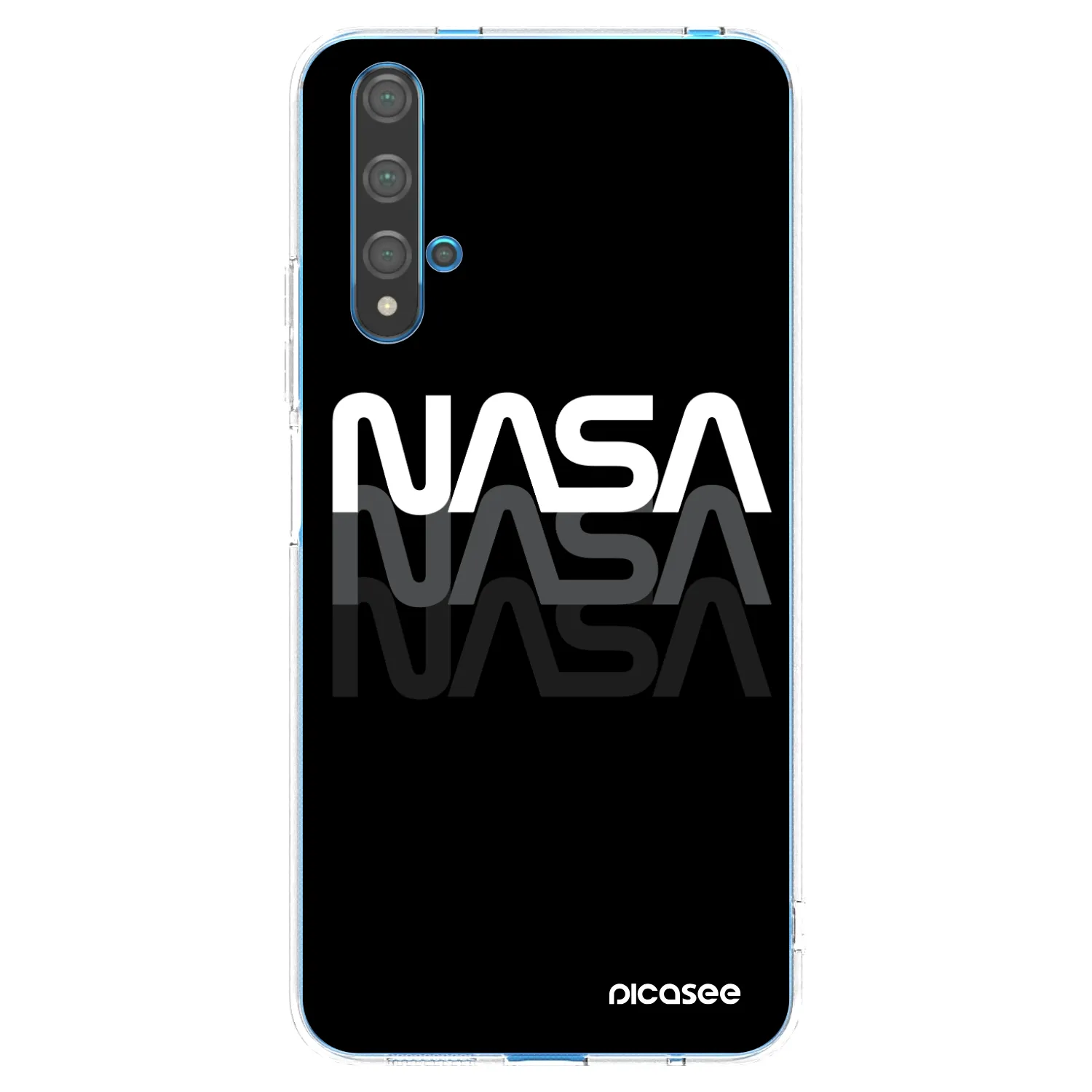 Picasee silikonový průhledný obal pro Huawei Nova 5T - NASA Triple