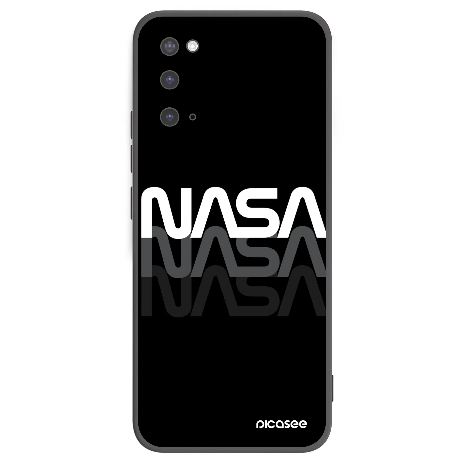 Picasee silikonový černý obal pro Samsung Galaxy S20 G980F - NASA Triple