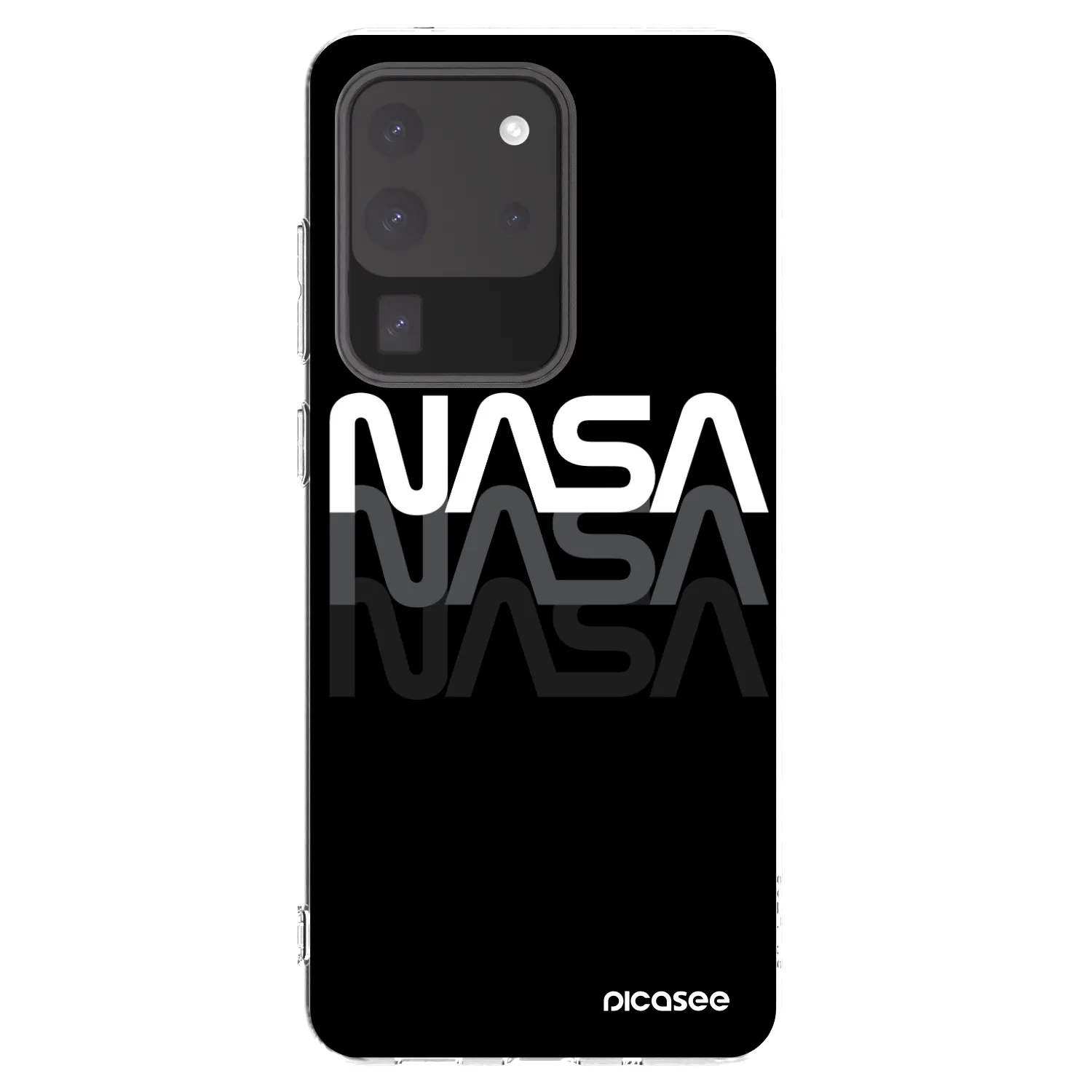 Picasee silikonový průhledný obal pro Samsung Galaxy S20 Ultra 5G G988F - NASA Triple