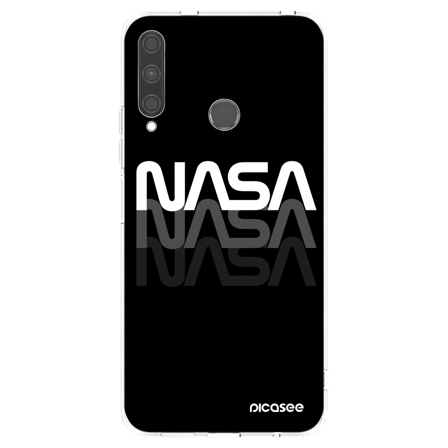 Picasee silikonový průhledný obal pro Huawei P40 Lite E - NASA Triple