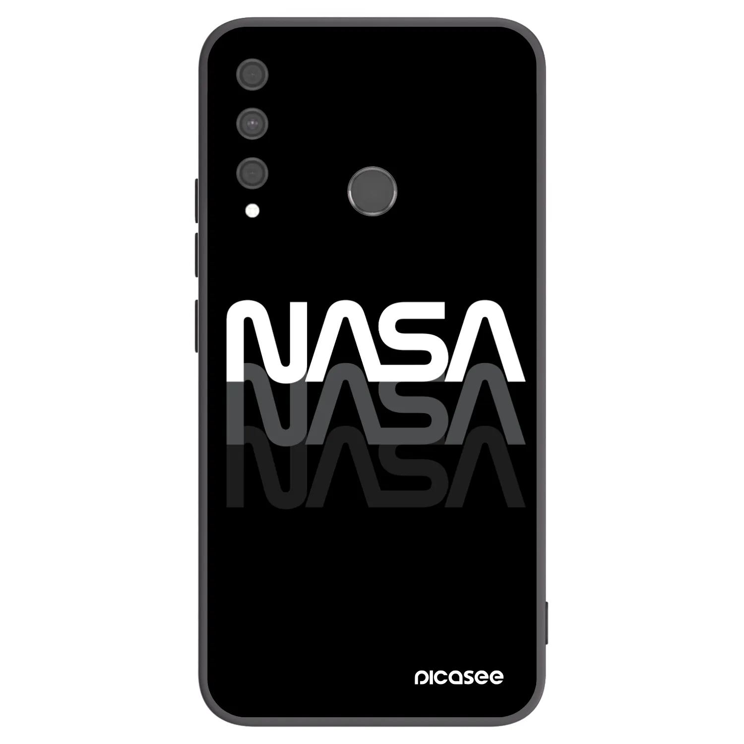 Picasee silikonový černý obal pro Huawei P40 Lite E - NASA Triple