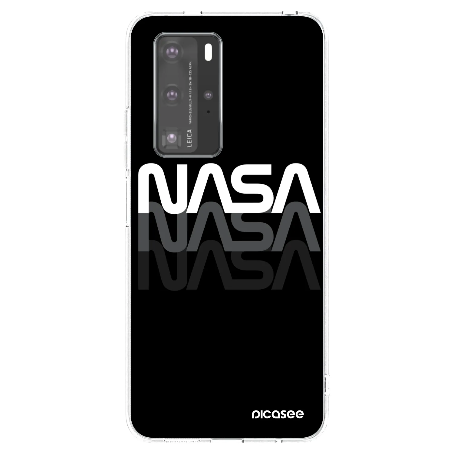 Picasee silikonový průhledný obal pro Huawei P40 Pro - NASA Triple
