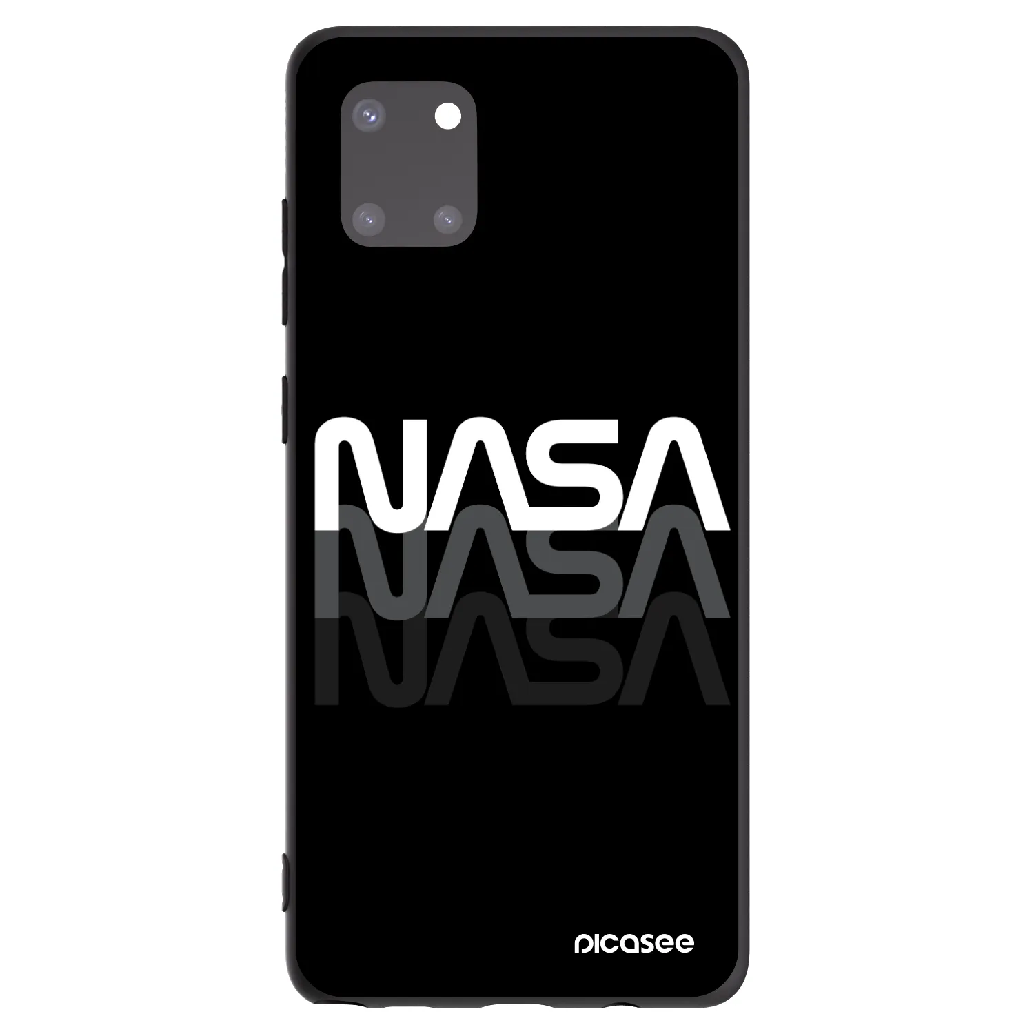 Picasee silikonový černý obal pro Samsung Galaxy Note 10 Lite N770F - NASA Triple