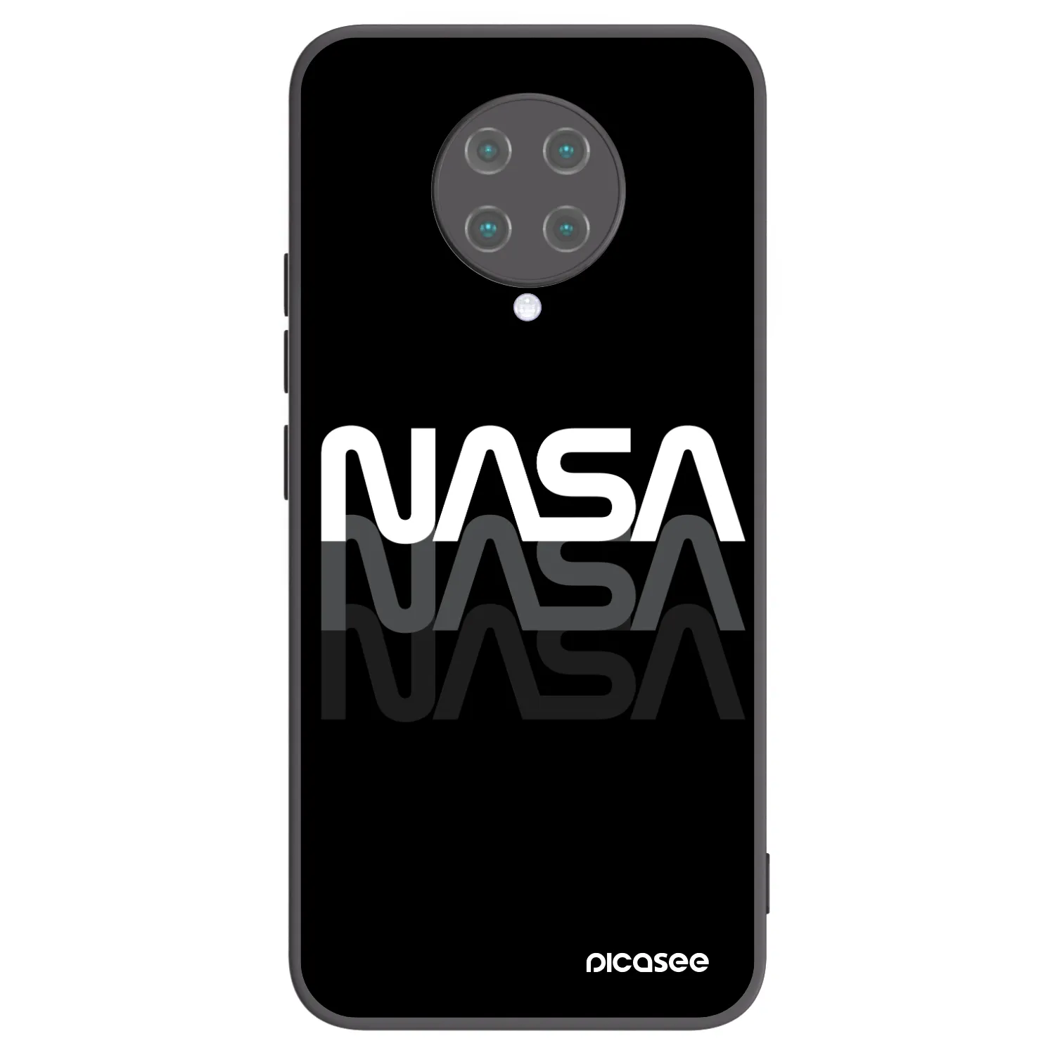 Picasee silikonový černý obal pro Xiaomi Poco F2 Pro - NASA Triple