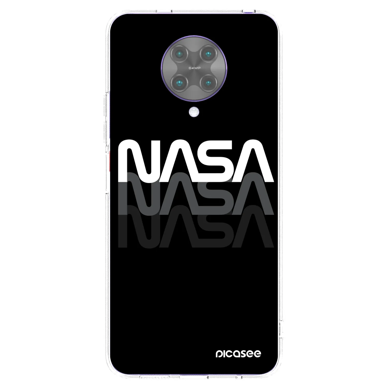 Picasee silikonový průhledný obal pro Xiaomi Poco F2 Pro - NASA Triple