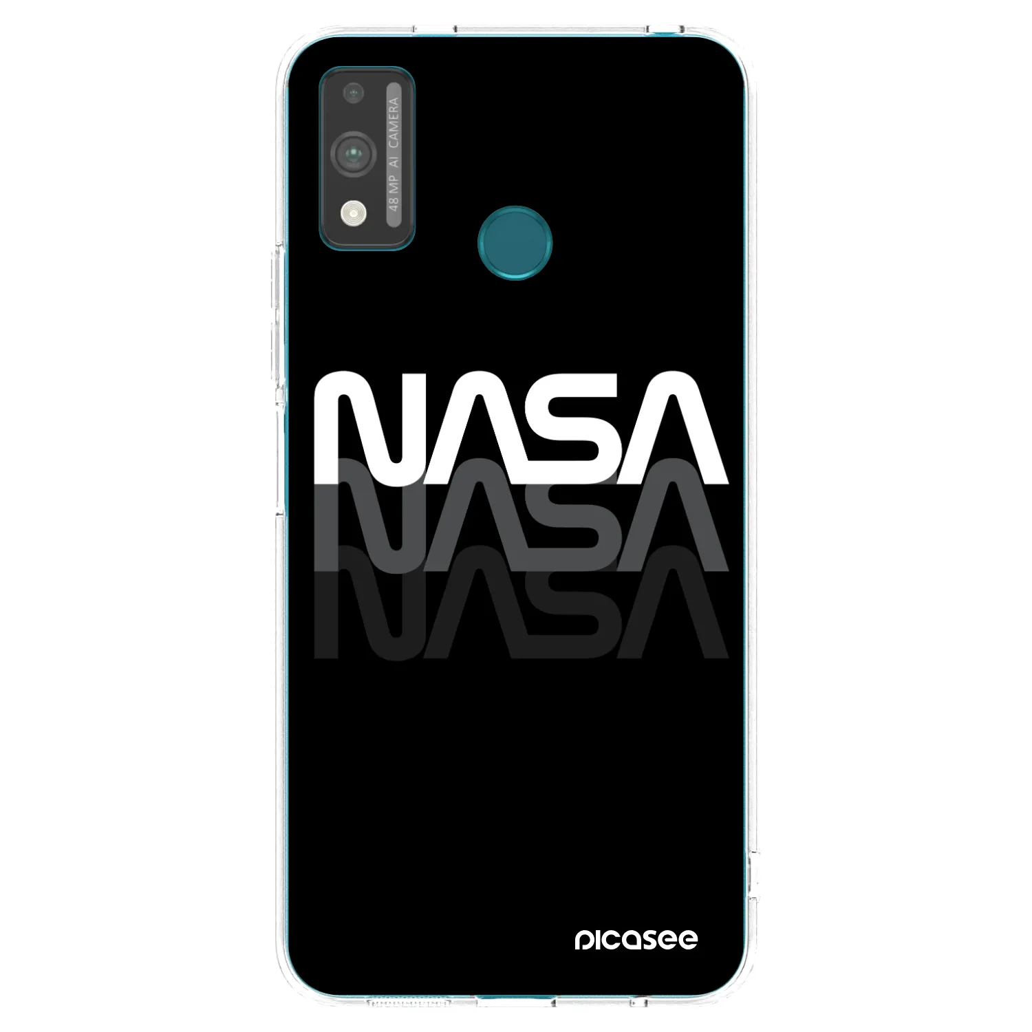 Picasee silikonový průhledný obal pro Honor 9X Lite - NASA Triple