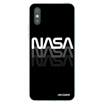 Picasee silikonový průhledný obal pro Xiaomi Redmi 9A - NASA Triple