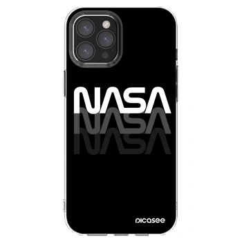 Picasee silikonový průhledný obal pro Apple iPhone 12 Pro Max - NASA Triple