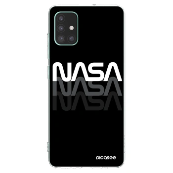 Picasee silikonový průhledný obal pro Samsung Galaxy M51 M515F - NASA Triple