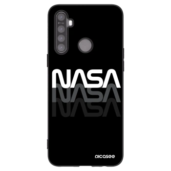 Picasee silikonový černý obal pro Realme 5 - NASA Triple