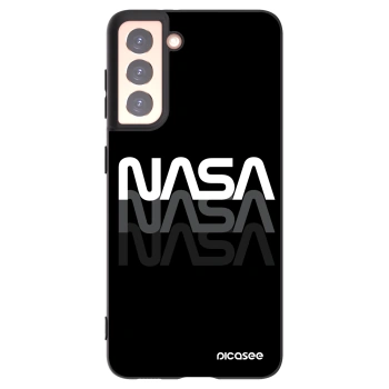 Picasee silikonový černý obal pro Samsung Galaxy S21 5G G991B - NASA Triple