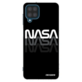 Picasee silikonový průhledný obal pro Samsung Galaxy A12 A125F - NASA Triple