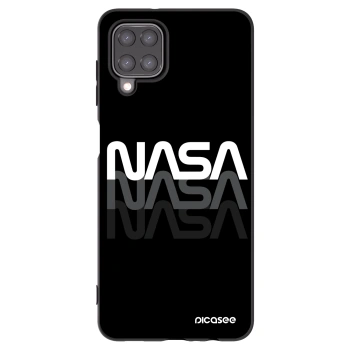 Picasee silikonový černý obal pro Samsung Galaxy A12 A125F - NASA Triple