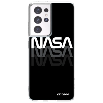Picasee silikonový průhledný obal pro Samsung Galaxy S21 Ultra 5G G998B - NASA Triple