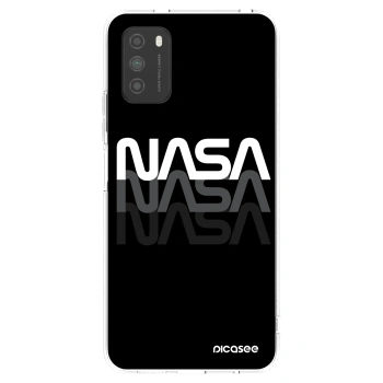 Picasee silikonový průhledný obal pro Xiaomi Poco M3 - NASA Triple