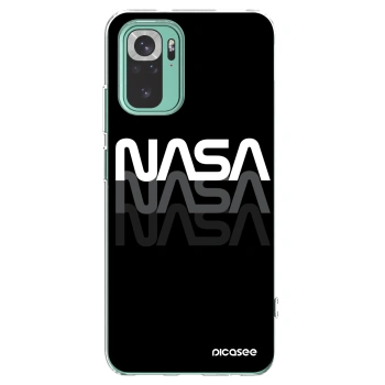 Picasee silikonový průhledný obal pro Xiaomi Redmi Note 10 Pro - NASA Triple