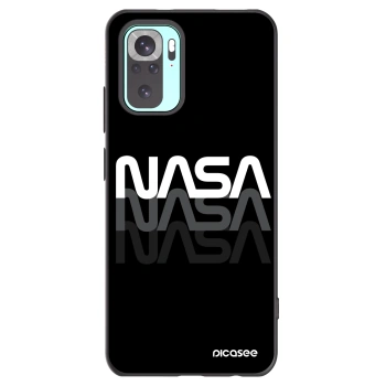 Picasee silikonový černý obal pro Xiaomi Redmi Note 10 Pro - NASA Triple