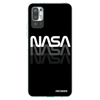 Picasee silikonový průhledný obal pro Xiaomi Redmi Note 10 5G - NASA Triple