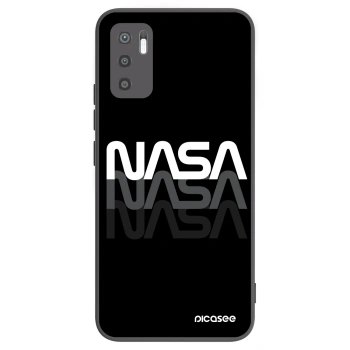 Picasee silikonový černý obal pro Xiaomi Redmi Note 10 5G - NASA Triple