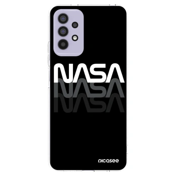 Picasee silikonový průhledný obal pro Samsung Galaxy A32 4G SM-A325F - NASA Triple