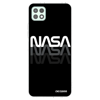 Picasee silikonový průhledný obal pro Samsung Galaxy A22 A226B 5G - NASA Triple