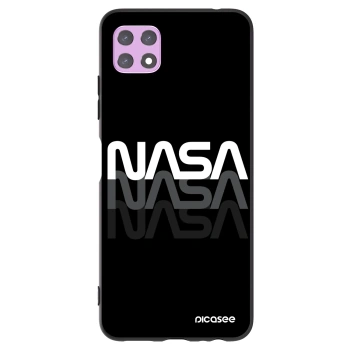 Picasee silikonový černý obal pro Samsung Galaxy A22 A226B 5G - NASA Triple