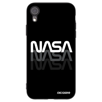 Picasee silikonový černý obal pro Apple iPhone XR - NASA Triple