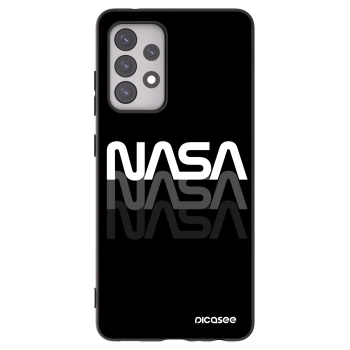 Picasee silikonový černý obal pro Samsung Galaxy A52s 5G A528B - NASA Triple