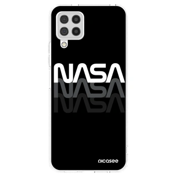 Picasee silikonový průhledný obal pro Samsung Galaxy A22 A225F 4G - NASA Triple