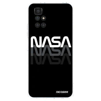 Picasee silikonový průhledný obal pro Xiaomi Redmi 10 - NASA Triple