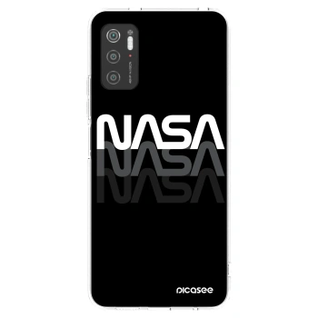 Picasee silikonový průhledný obal pro Xiaomi Poco M3 Pro 5G - NASA Triple