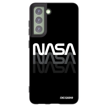 Picasee silikonový černý obal pro Samsung Galaxy S21 FE 5G - NASA Triple