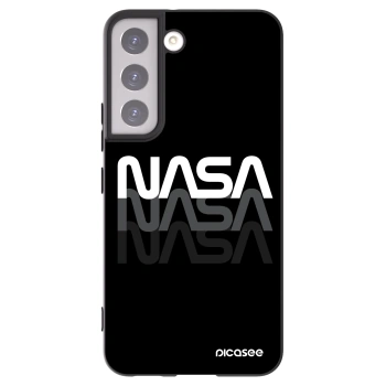 Picasee silikonový černý obal pro Samsung Galaxy S22 5G - NASA Triple