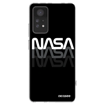 Picasee silikonový průhledný obal pro Xiaomi Redmi Note 11 Pro - NASA Triple