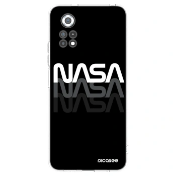 Picasee silikonový průhledný obal pro Xiaomi Poco X4 Pro 5G - NASA Triple