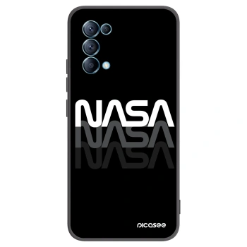 Picasee silikonový černý obal pro OPPO Reno 5 5G - NASA Triple