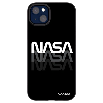 Picasee silikonový černý obal pro Apple iPhone 14 Plus - NASA Triple
