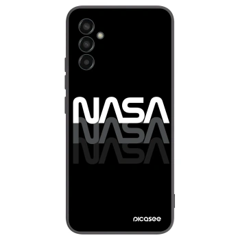 Picasee silikonový černý obal pro Samsung Galaxy M13 M135F - NASA Triple