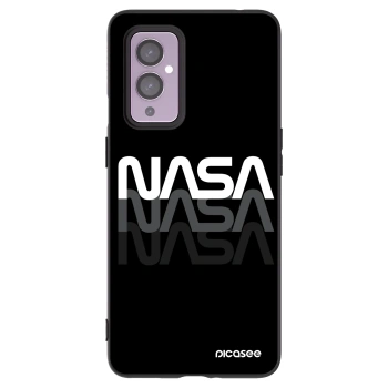 Picasee silikonový černý obal pro OnePlus 9 - NASA Triple