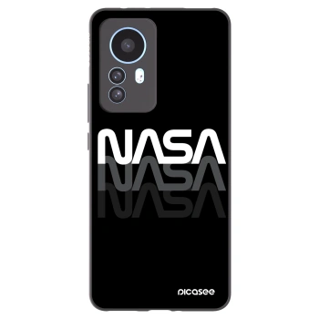 Picasee silikonový černý obal pro Xiaomi 12T - NASA Triple
