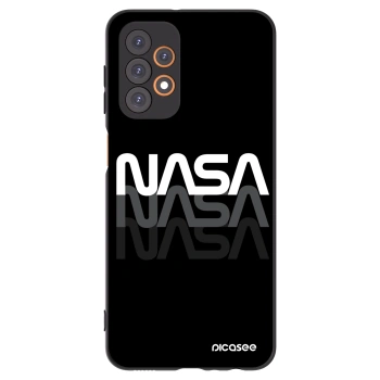 Picasee silikonový černý obal pro Samsung Galaxy A23 A236B 5G - NASA Triple