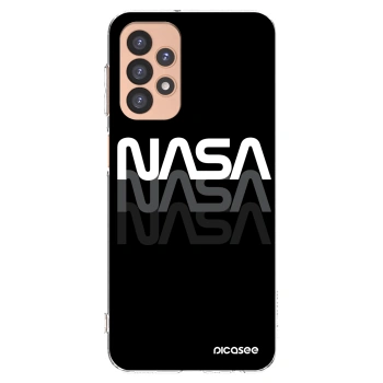 Picasee silikonový průhledný obal pro Samsung Galaxy A23 A236B 5G - NASA Triple