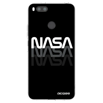 Picasee silikonový průhledný obal pro Xiaomi Redmi A1 - NASA Triple