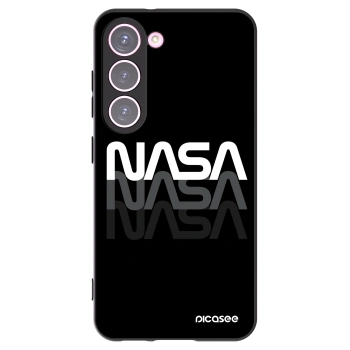 Picasee silikonový černý obal pro Samsung Galaxy S23 5G - NASA Triple