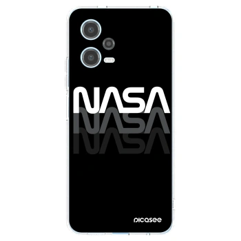 Picasee silikonový průhledný obal pro Xiaomi Redmi Note 12 5G - NASA Triple