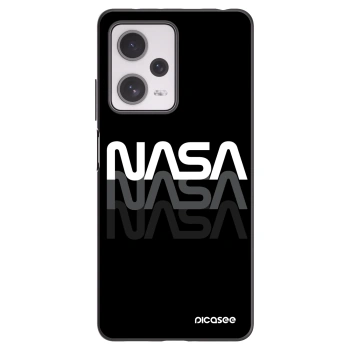 Picasee silikonový černý obal pro Xiaomi Redmi Note 12 Pro+ 5G - NASA Triple