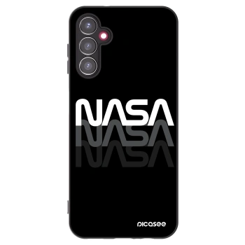 Picasee silikonový černý obal pro Samsung Galaxy A14 4G A145R - NASA Triple