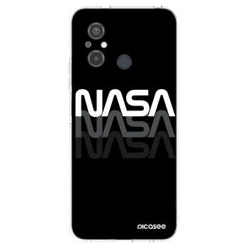 Picasee silikonový průhledný obal pro Xiaomi Redmi 12C - NASA Triple
