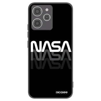 Picasee silikonový černý obal pro Xiaomi Redmi 12 4G - NASA Triple