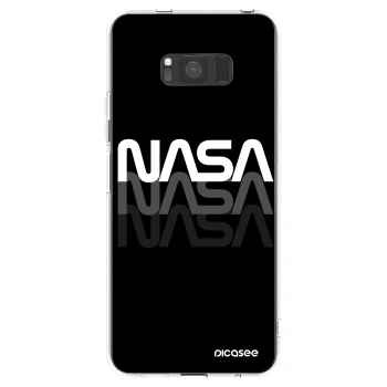 Picasee silikonový průhledný obal pro Samsung Galaxy S8 G950F - NASA Triple